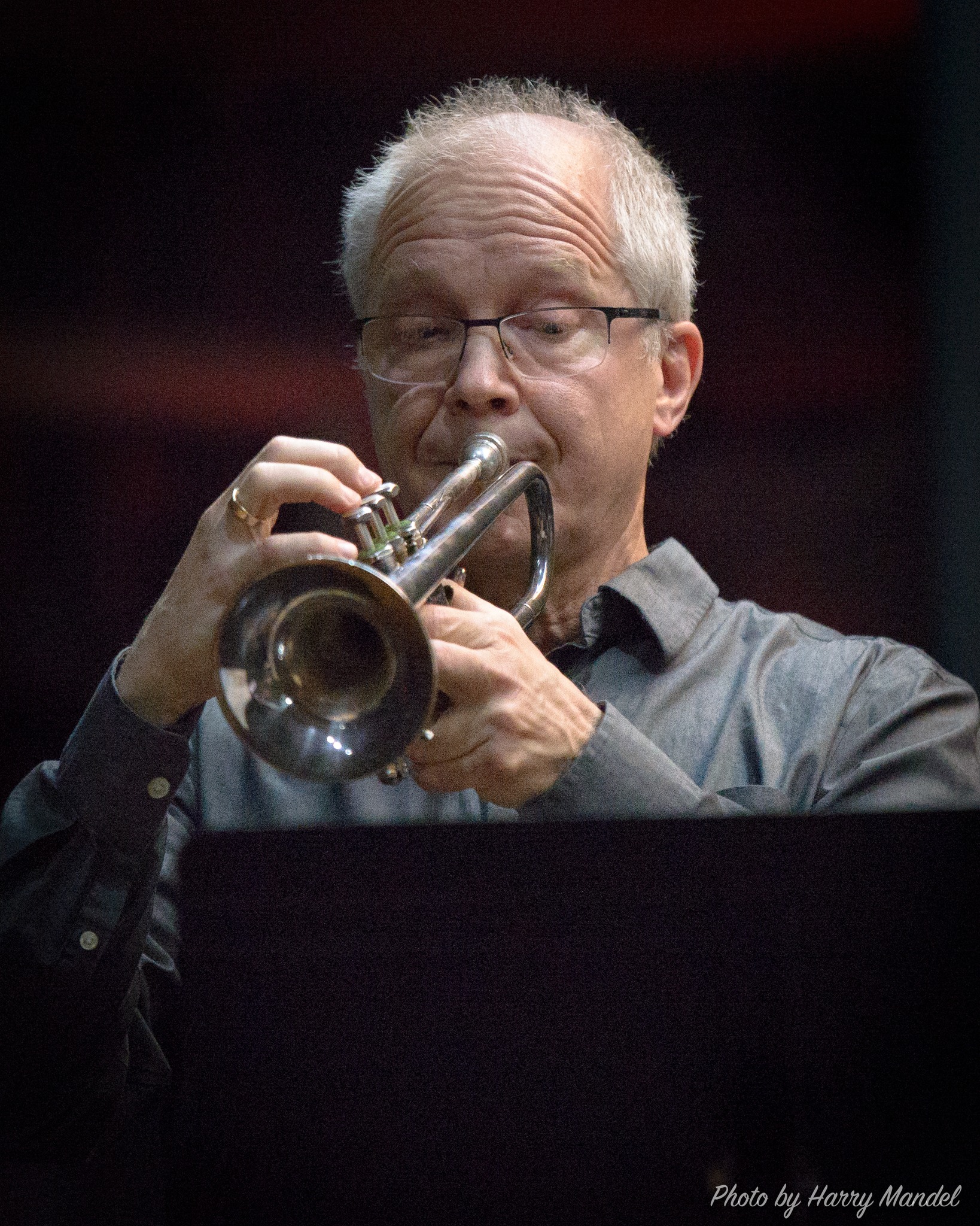 Carl Albach on trumpet